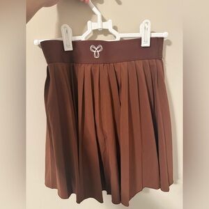 TNA Tennis Skirt - Mocha Brown